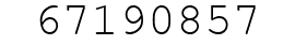 Number 67190857.