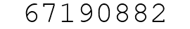 Number 67190882.