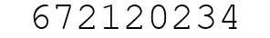 Number 672120234.