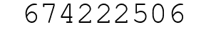 Number 674222506.
