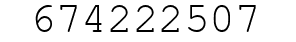 Number 674222507.