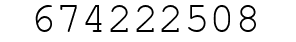 Number 674222508.
