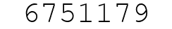 Number 6751179.