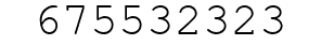 Number 675532323.
