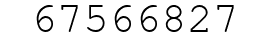 Number 67566827.