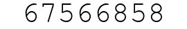 Number 67566858.