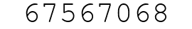 Number 67567068.