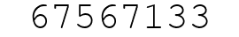 Number 67567133.