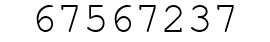 Number 67567237.