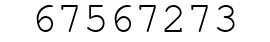 Number 67567273.