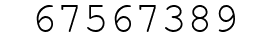 Number 67567389.