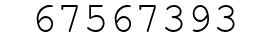 Number 67567393.