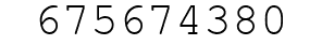 Number 675674380.