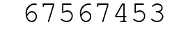 Number 67567453.