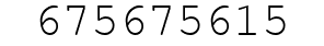 Number 675675615.