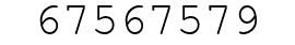 Number 67567579.