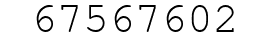 Number 67567602.