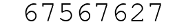 Number 67567627.