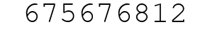 Number 675676812.