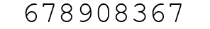 Number 678908367.