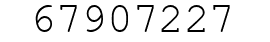 Number 67907227.