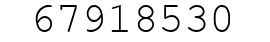 Number 67918530.