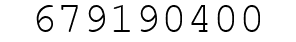 Number 679190400.