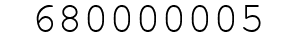 Number 680000005.