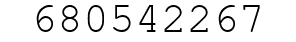 Number 680542267.