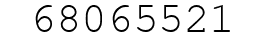 Number 68065521.