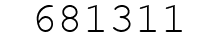 Number 681311.