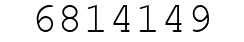 Number 6814149.