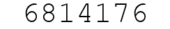 Number 6814176.