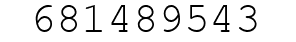 Number 681489543.
