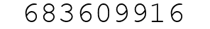 Number 683609916.