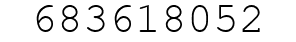 Number 683618052.