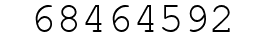 Number 68464592.