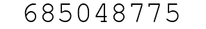 Number 685048775.
