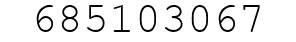 Number 685103067.