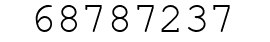 Number 68787237.