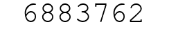 Number 6883762.