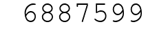 Number 6887599.