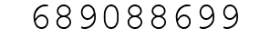 Number 689088699.