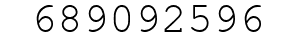 Number 689092596.
