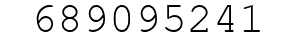 Number 689095241.