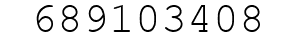 Number 689103408.