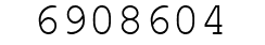 Number 6908604.