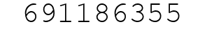 Number 691186355.