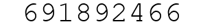 Number 691892466.