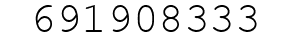 Number 691908333.